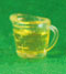 Dollhouse Miniature Measuring Cup, Filled with Olive Oil